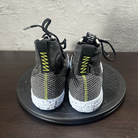 Converse Chuck Taylor All Star Mens Size 7 Crater Hi Top Black Lace Up Sneakers - Picture 4 of 10